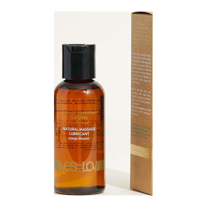 Massage lubrifiant fleur d'oranger YESforLOV | Mutine