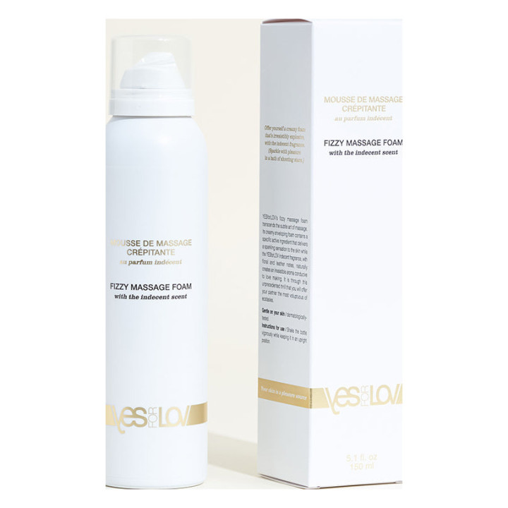 Mousse de massage crépitante YESforLOV | Mutine